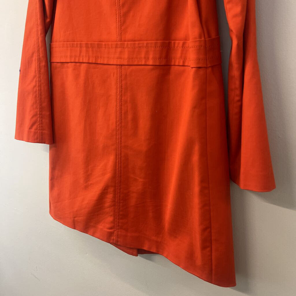 Liz Claiborne Orange Long Jacket Small