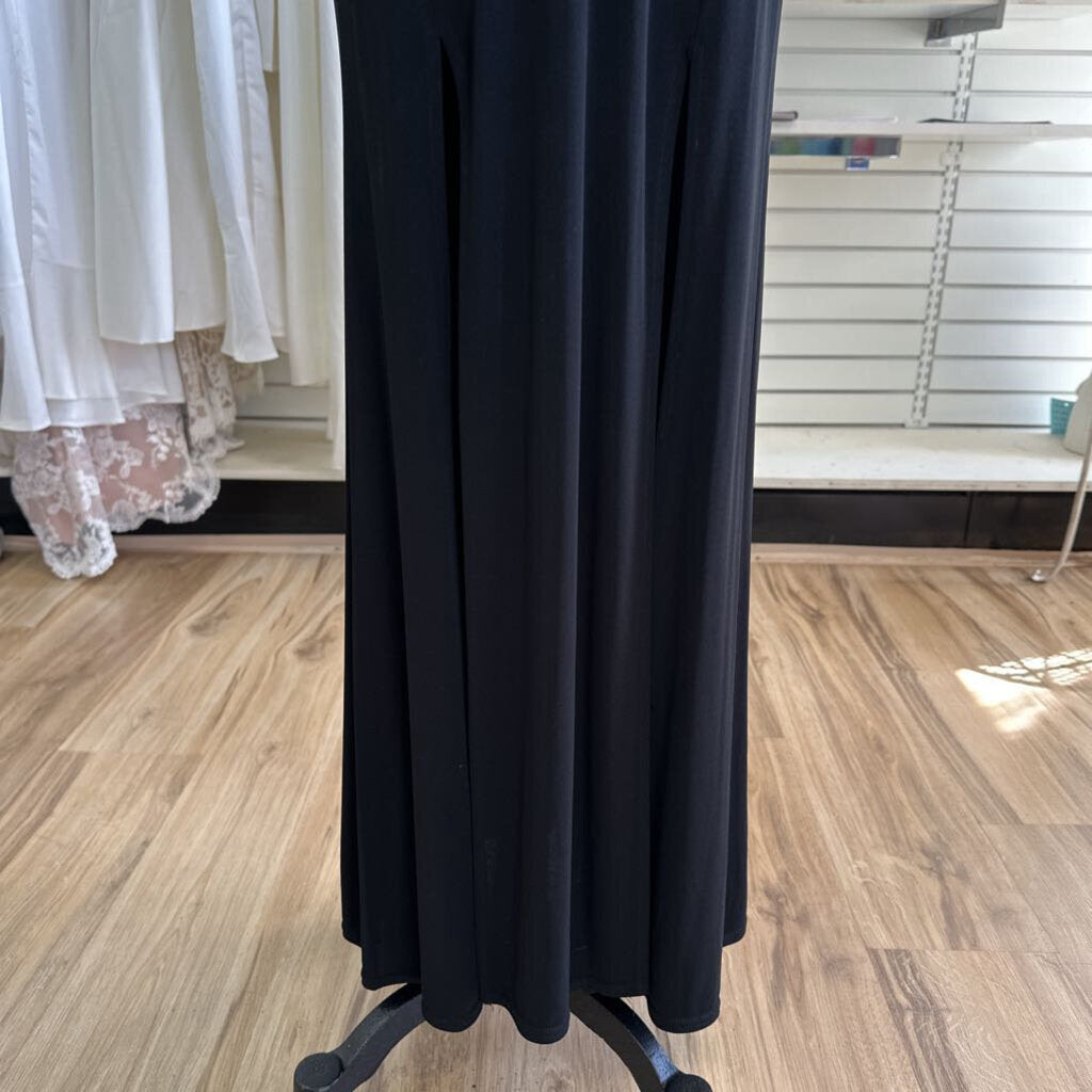 Vintage J. Ribkoff Strappy Black Formal Dress Small