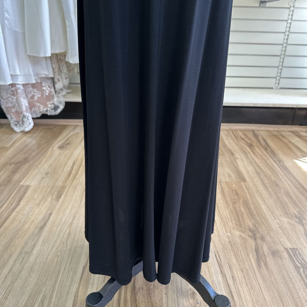 Vintage J. Ribkoff Strappy Black Formal Dress Small