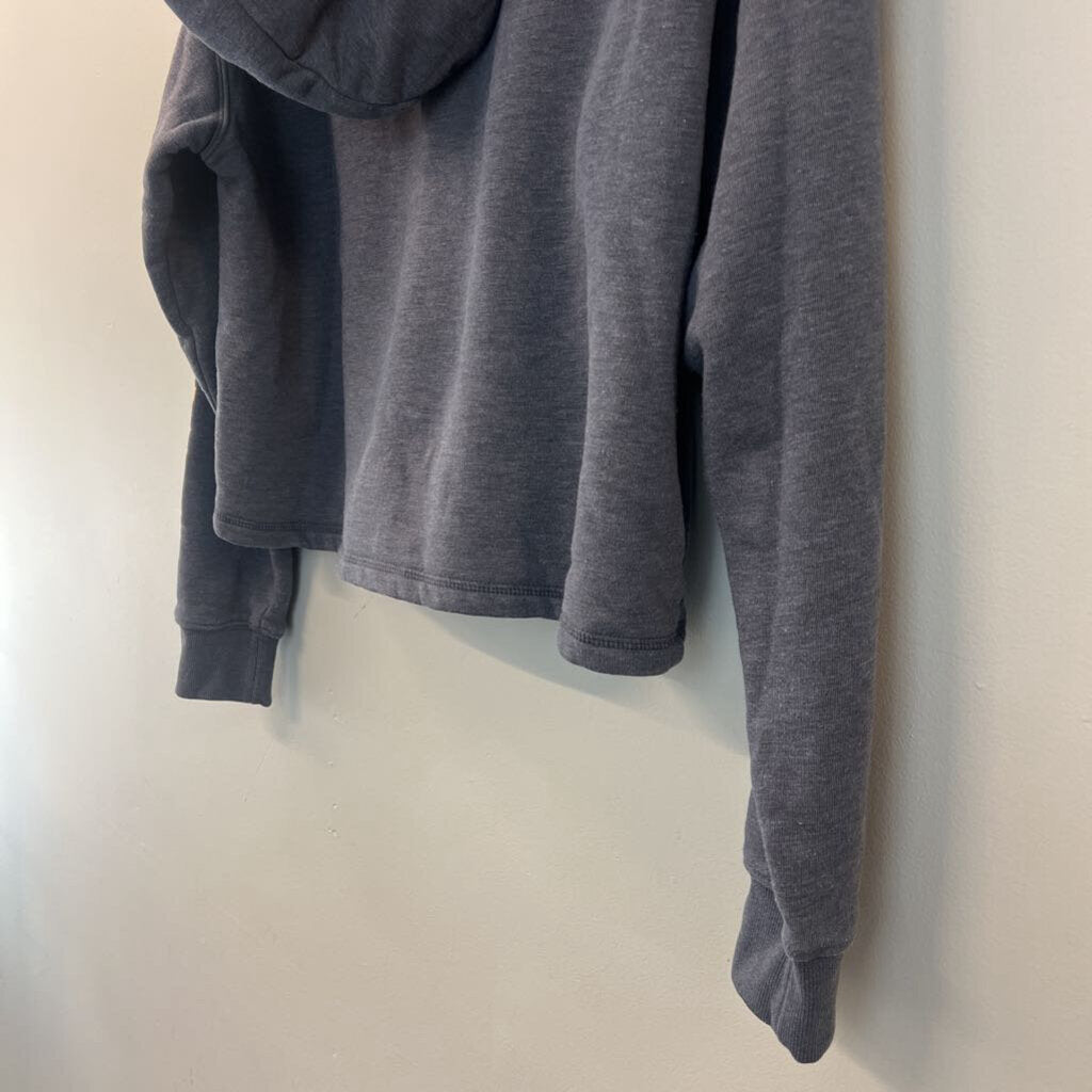 Wrangler Grey Cropped Yellowstone Hoodie Small