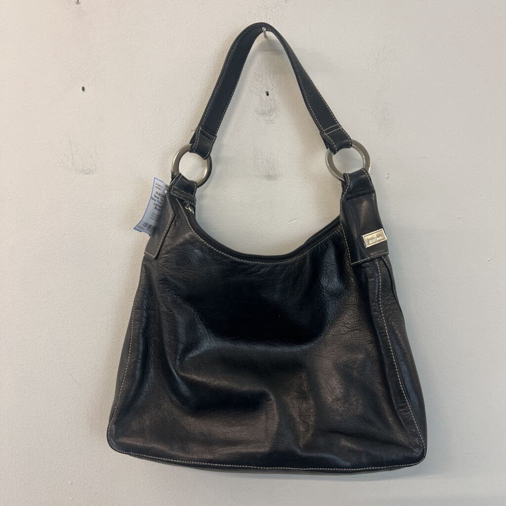 Perlina New York Soft Black Leather Purse