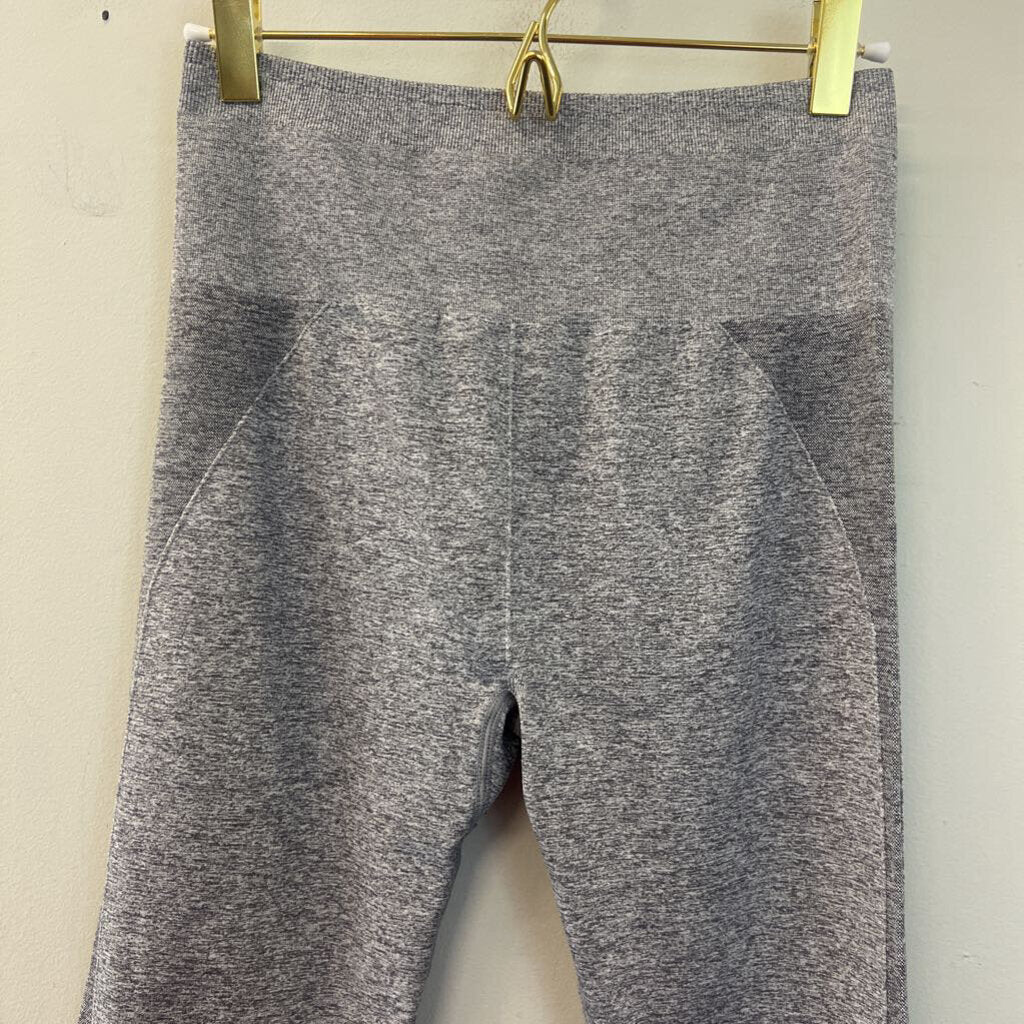 Fabletics Grey Cropped Athletic Leggings Small