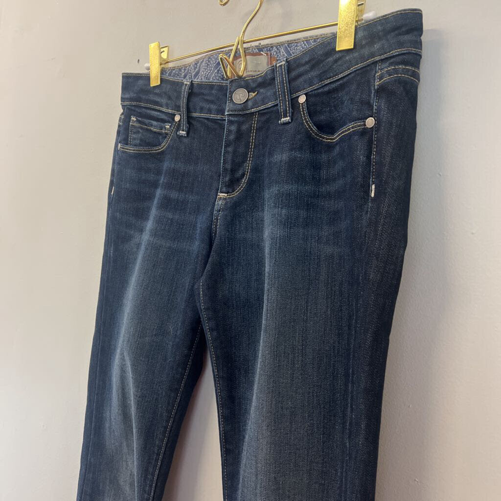 Paige Dark Wash Laurel Canyon Bootcut Jeans 27