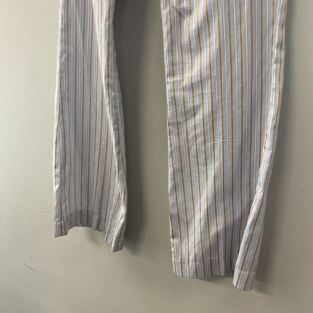 Vintage German Striped Pull On Pants Small