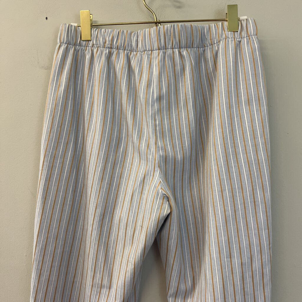 Vintage German Striped Pull On Pants Small