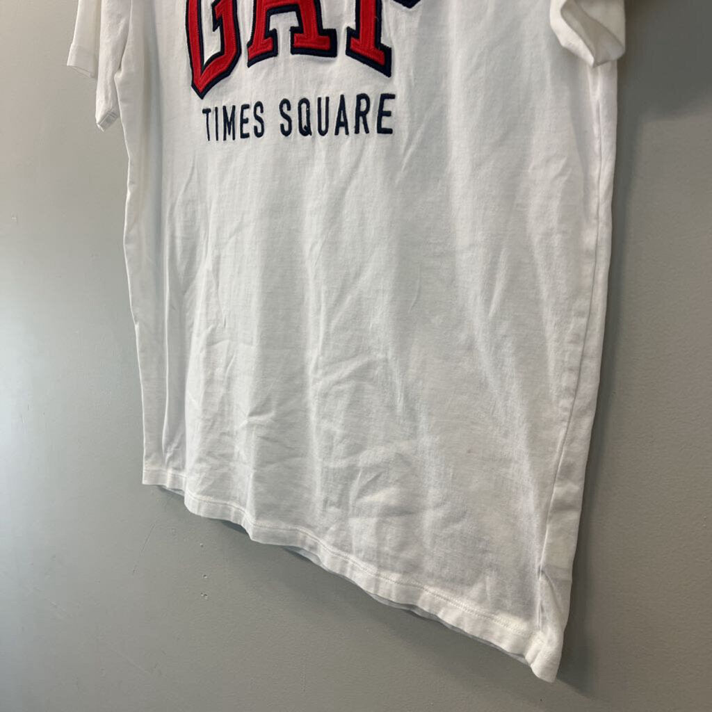 Gap White Gap Times Square Short Sleeve Tee Medium