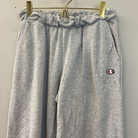 Champion Grey Cotton Sweatpants Small