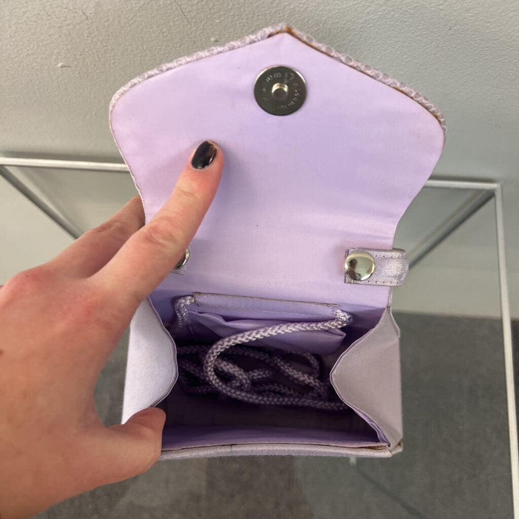 Small Lavender Embellished Purse