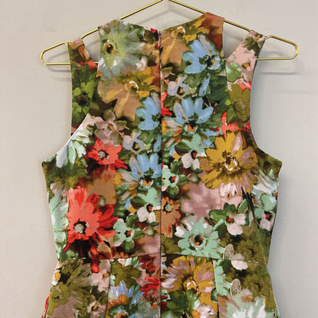 Taylor Multi Color Floral Sleeveless Dress 4