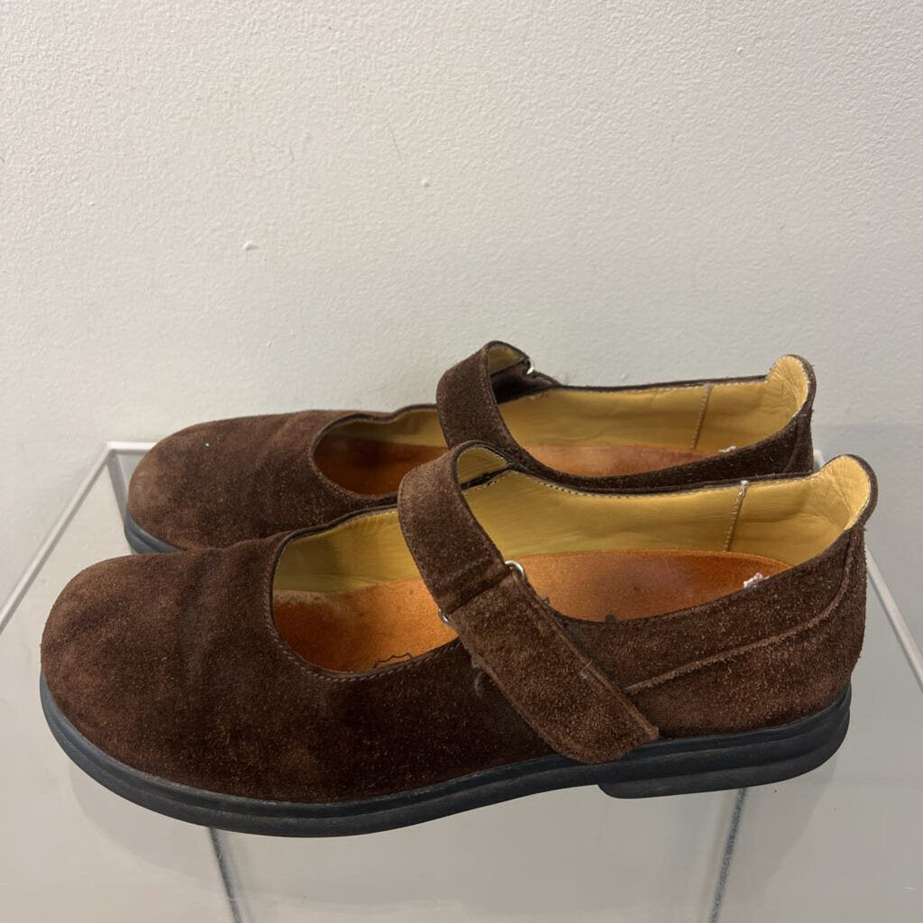 Birkenstock Brown Suede Mary Janes 40