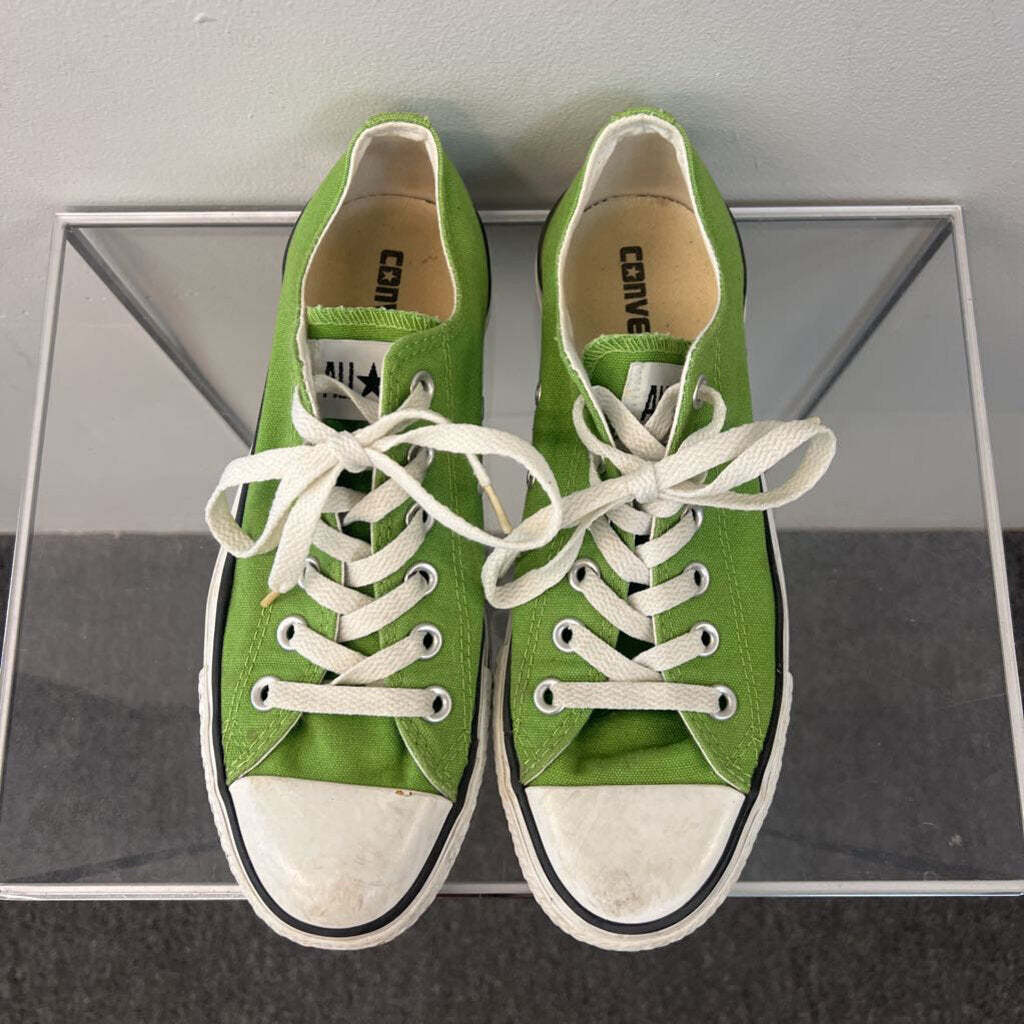 Converse Green Low Top All Star Sneakers 8