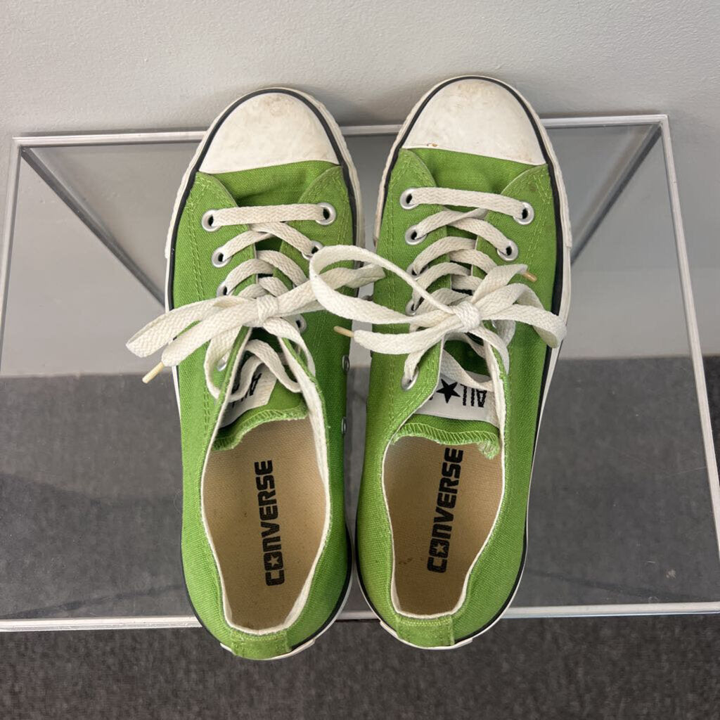 Converse Green Low Top All Star Sneakers 8