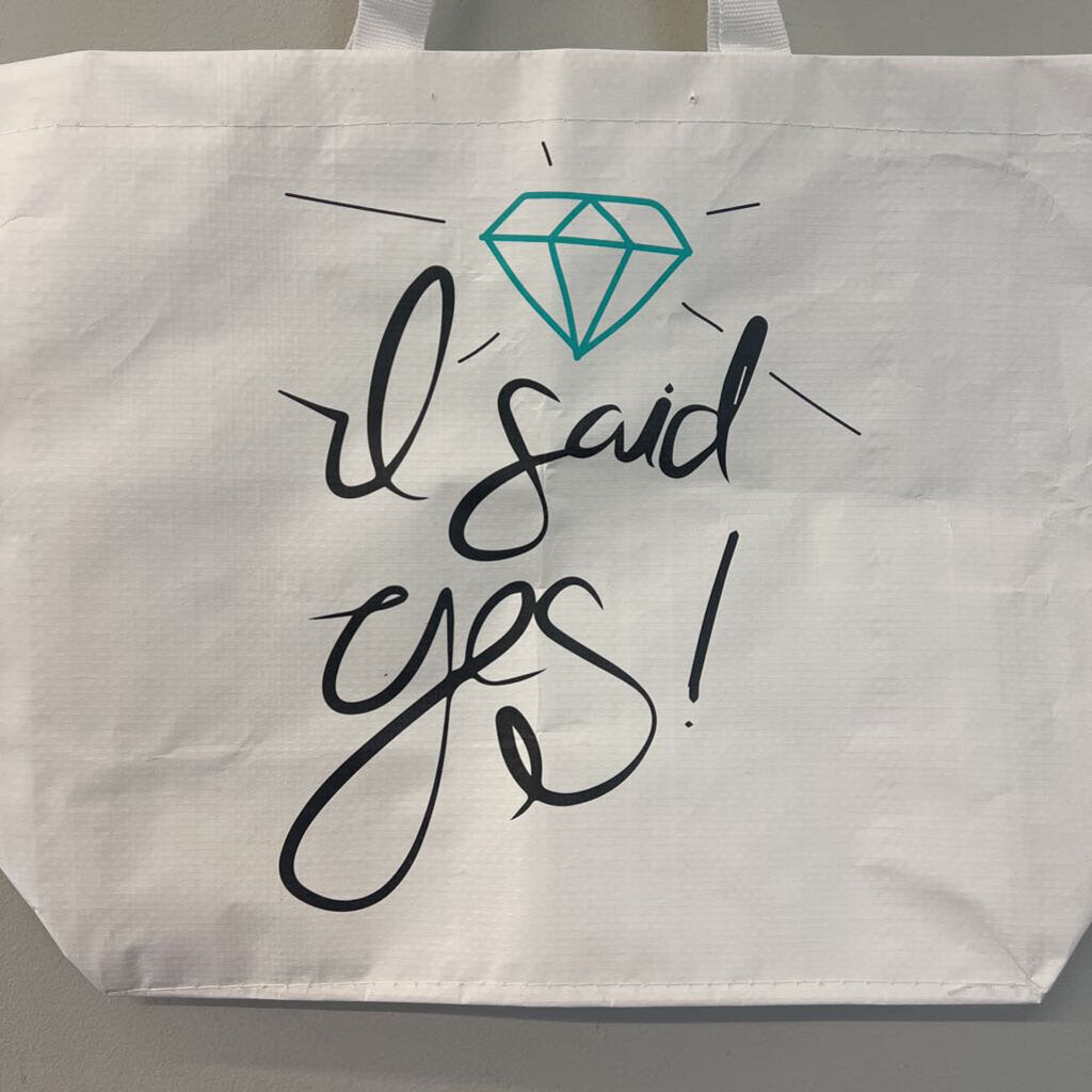 What 'I Said Yes' Reusable Tote Bag