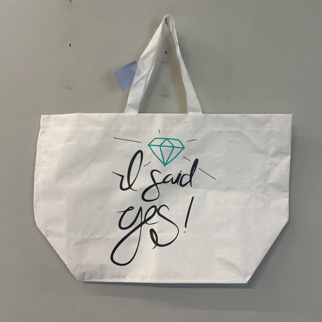 What 'I Said Yes' Reusable Tote Bag