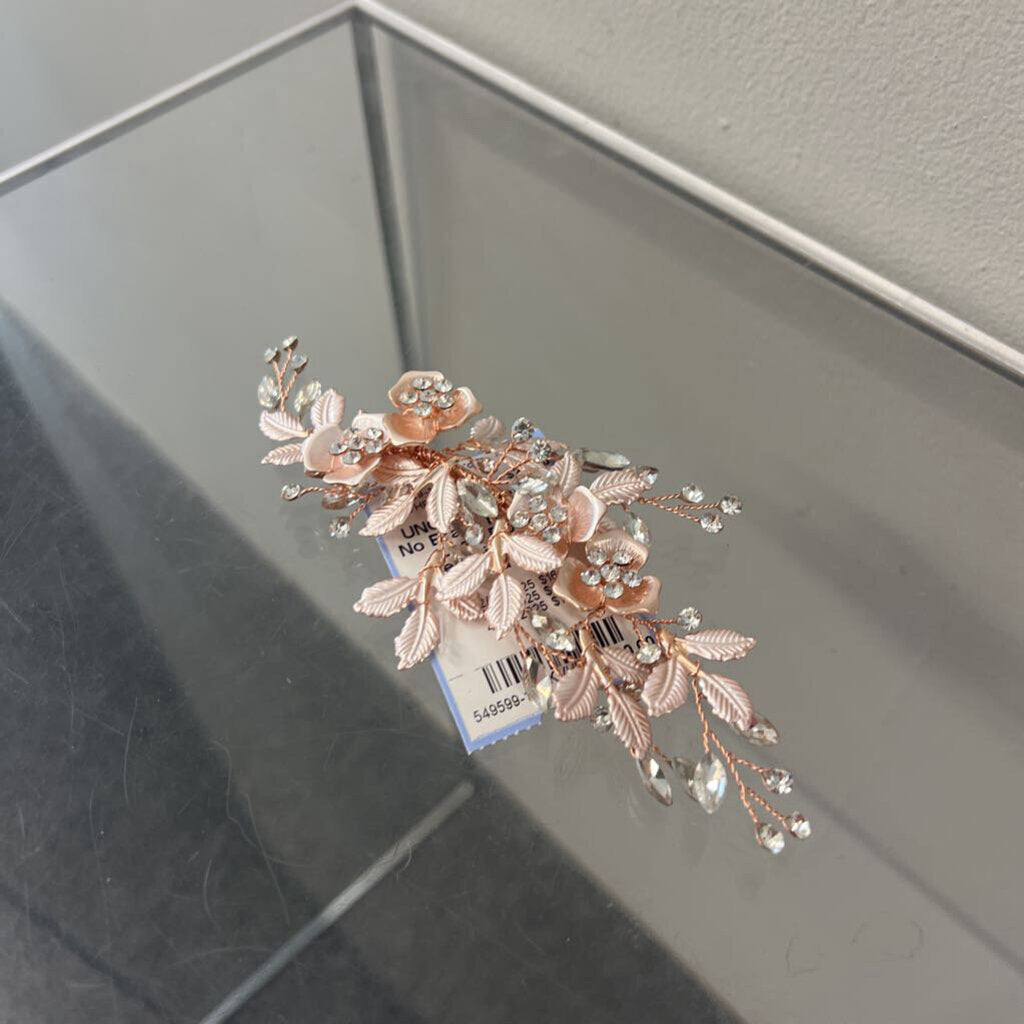 Rose Gold Leaf/ Flower Headpiece