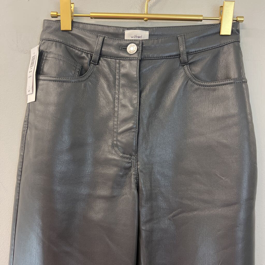 Wilfred Grey Leather Melina Pants 2