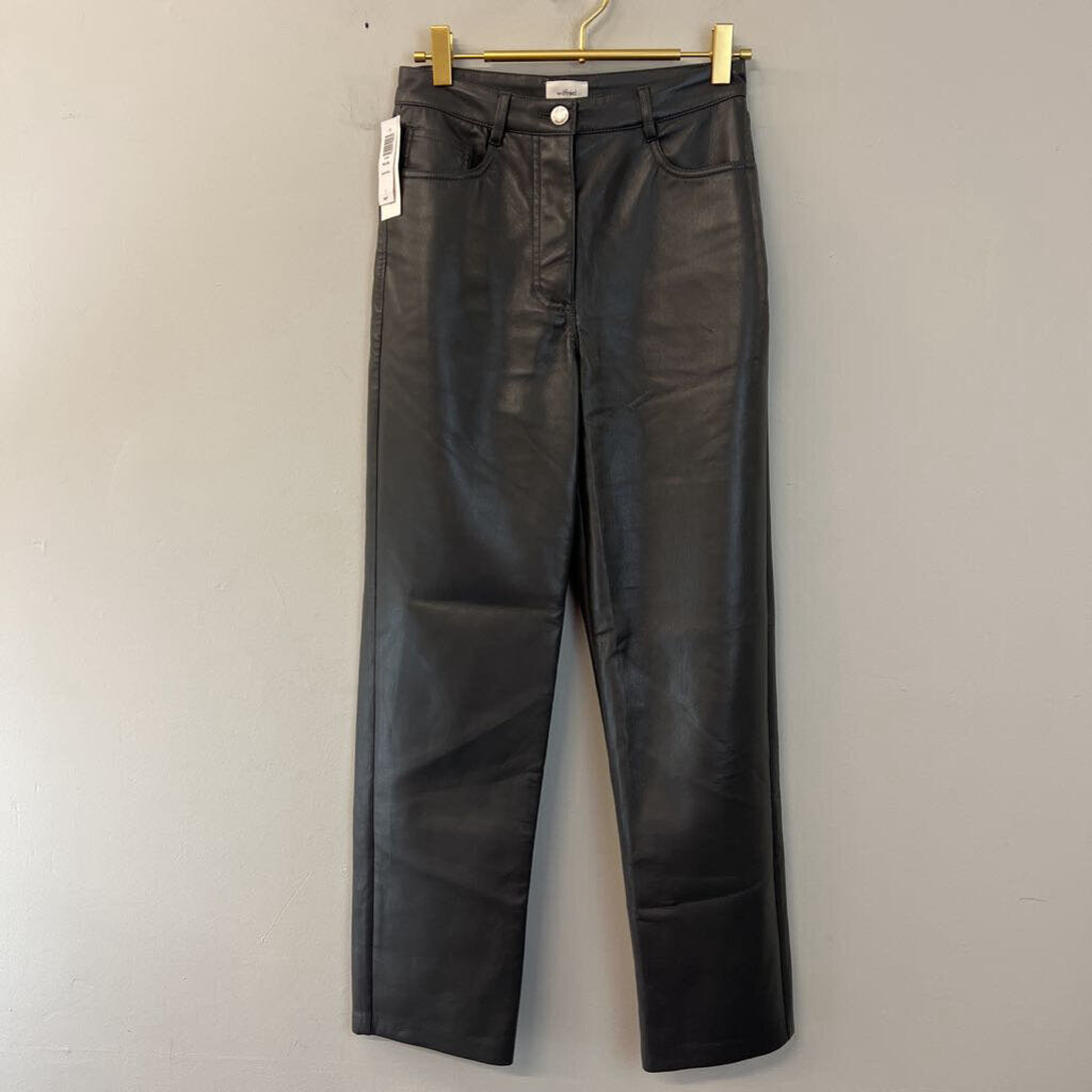 Wilfred Grey Leather Melina Pants 2