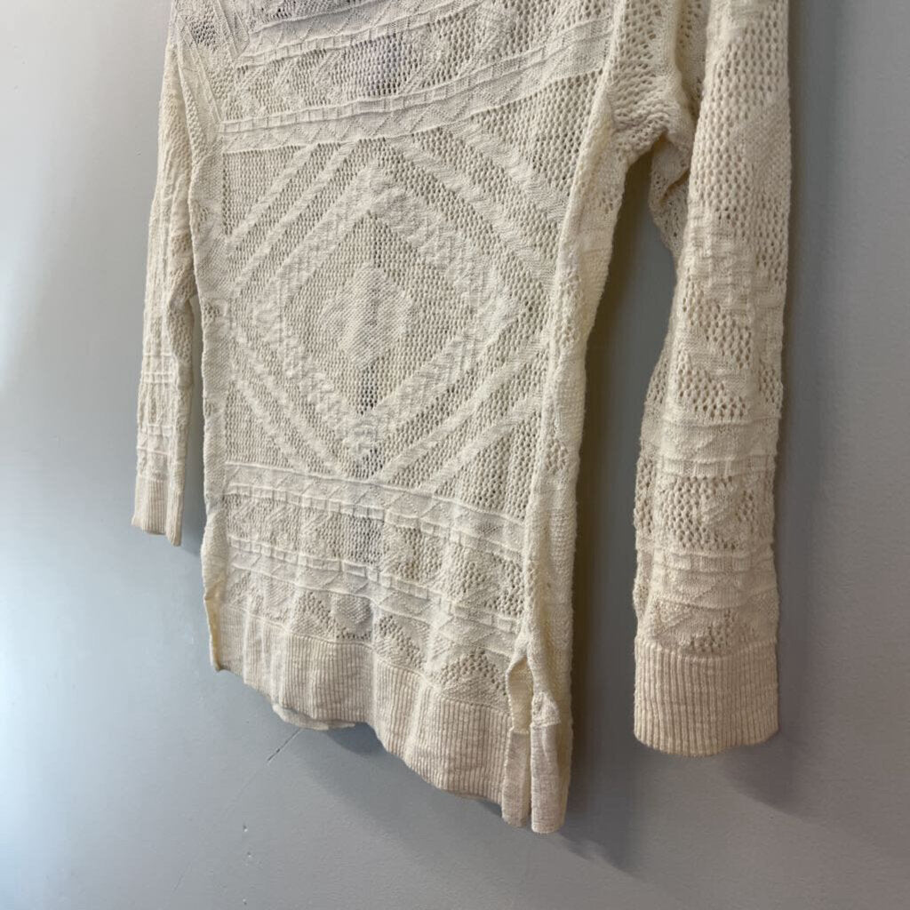 American Eagle Cram Open Knit Cardigan Sweater Small