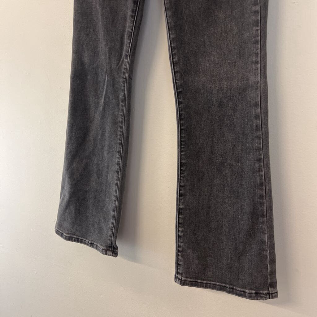 Free People Black Mini Flare Pull On Jeans 25