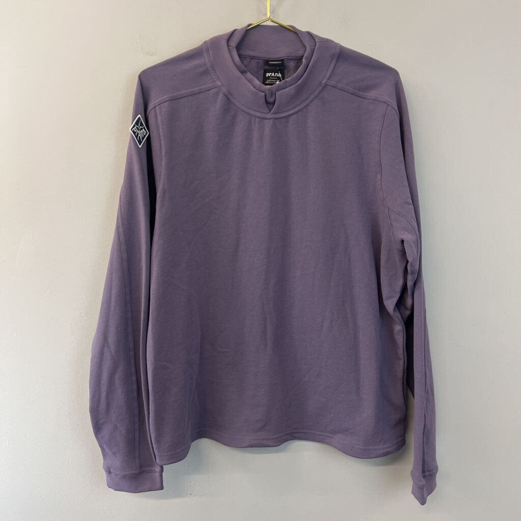 Prana Purple Snakebite Sweatshirt Medium