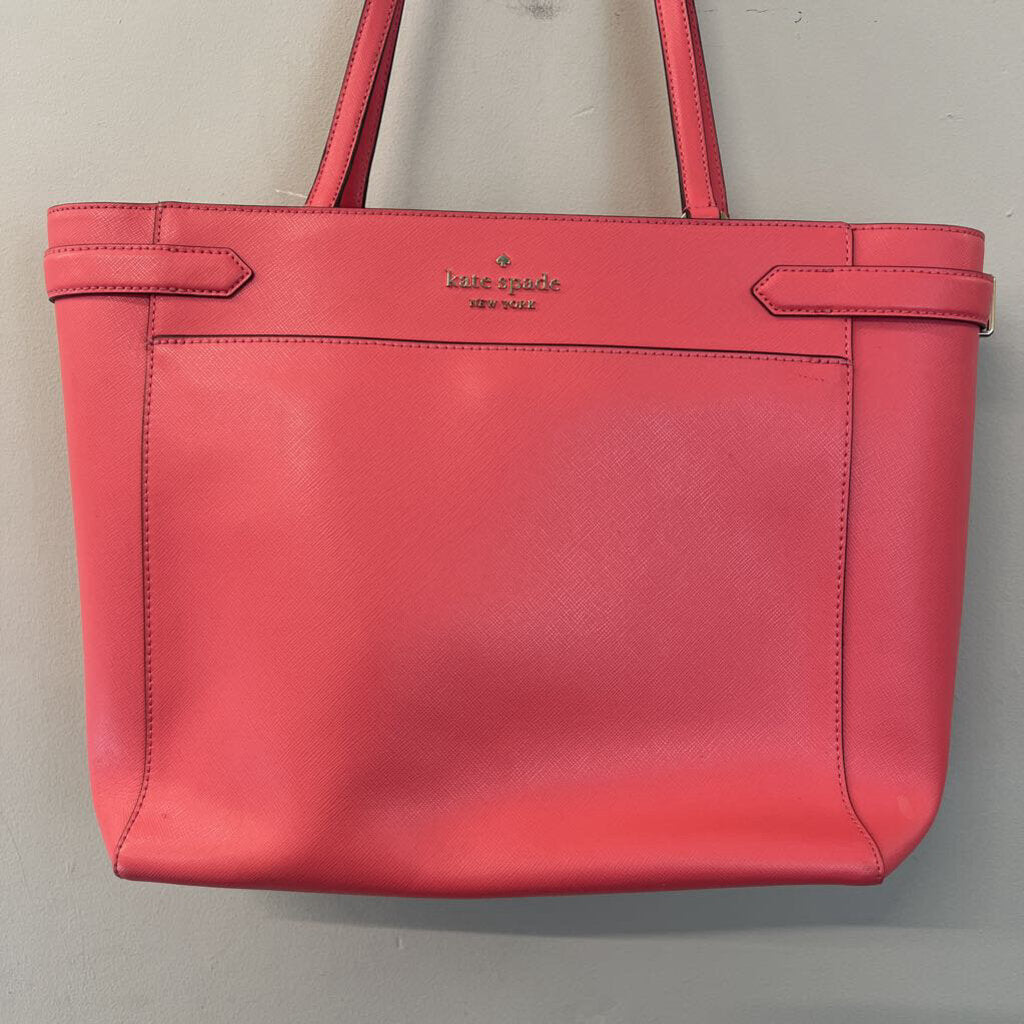 Kate Spade Coral Pink Large Tote Purse