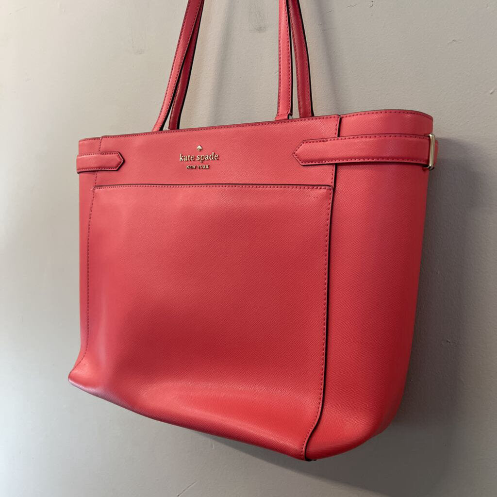 Kate Spade Coral Pink Large Tote Purse