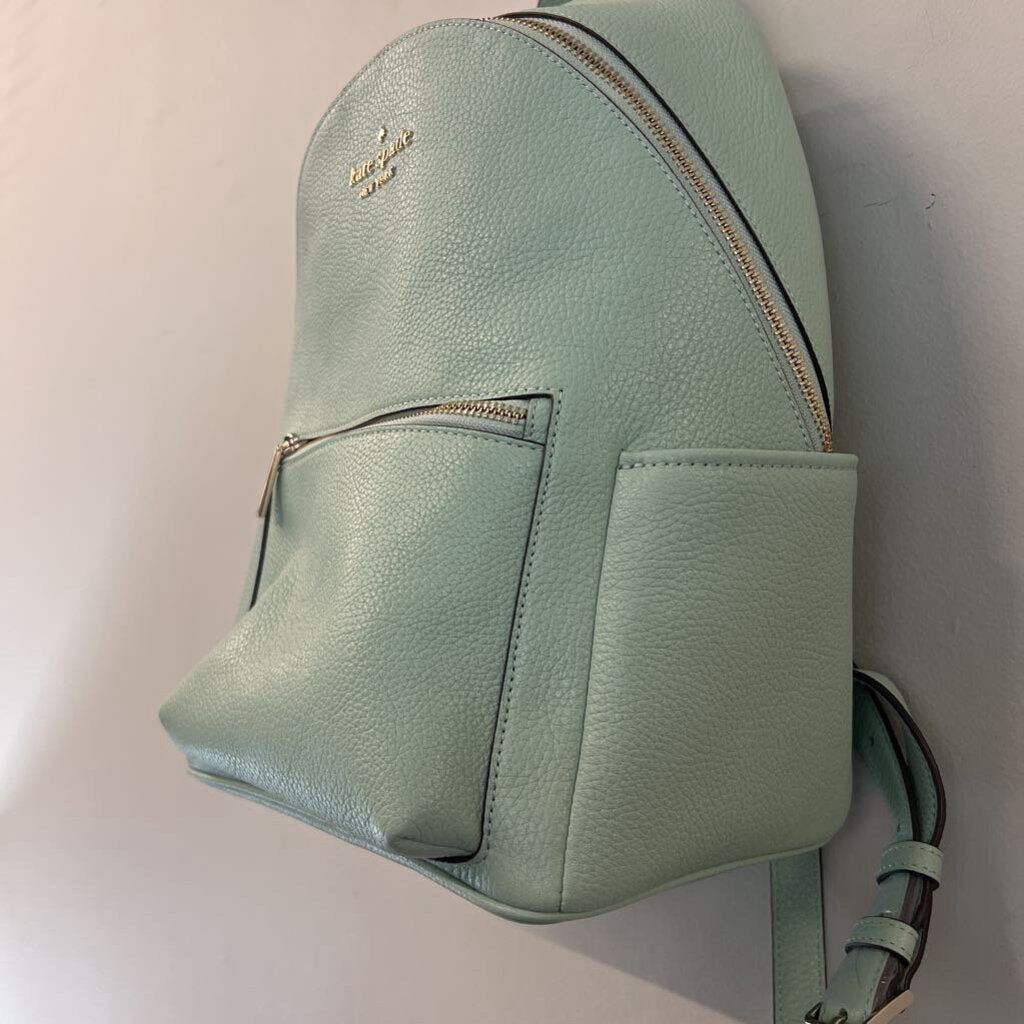 Kate Spade Mint Green Leather Mini Dome Backpack