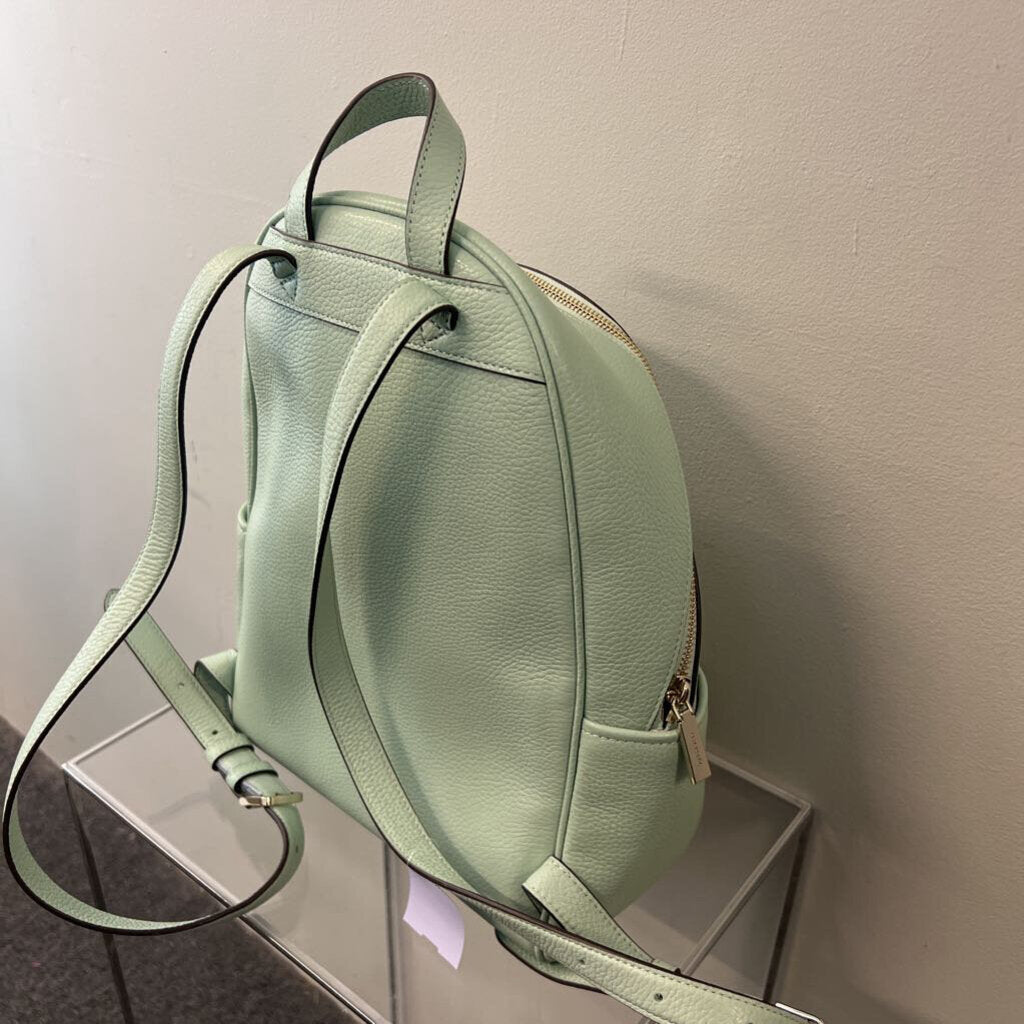 Kate Spade Mint Green Leather Mini Dome Backpack