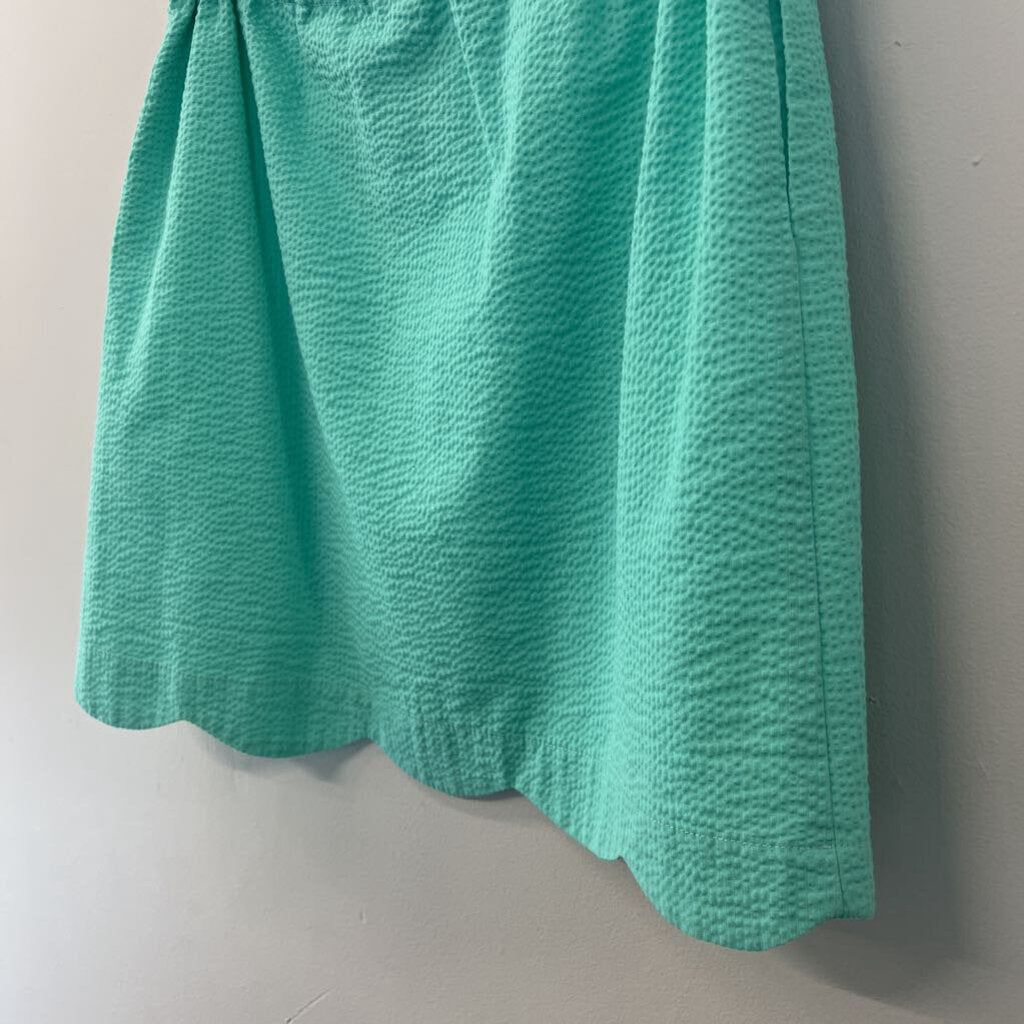 Lauren James Turquoise Scalloped Skirt Small