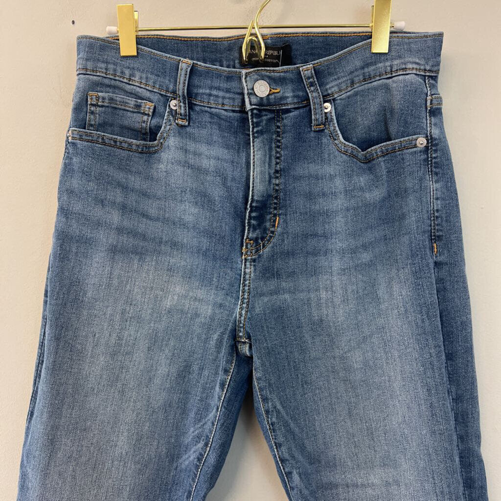 Banana Republic Medium Wash Cropped Bootcut Jeans 29