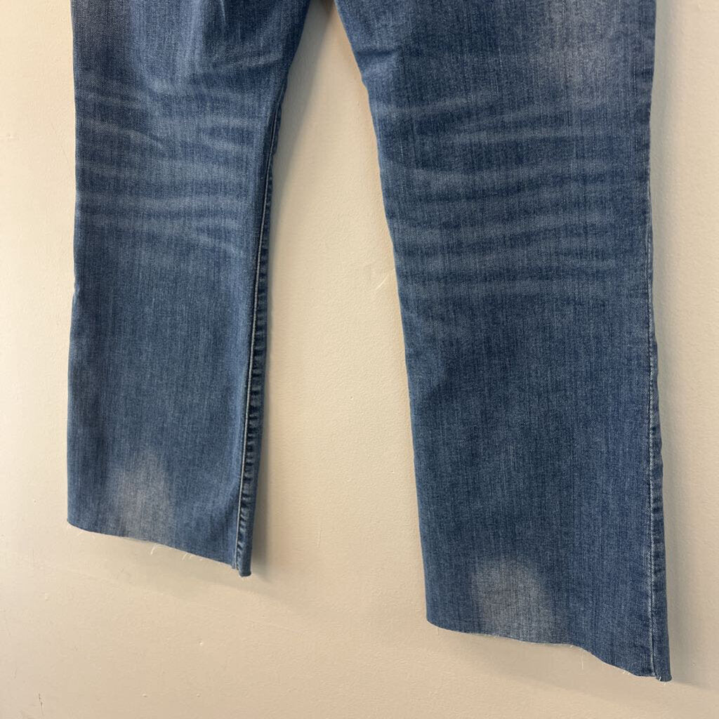 Banana Republic Medium Wash Cropped Bootcut Jeans 29