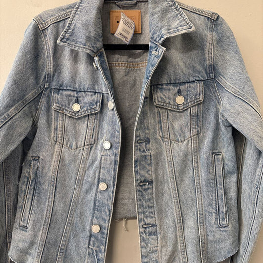 Blank NYC Raw Hem Denim Jacket Medium