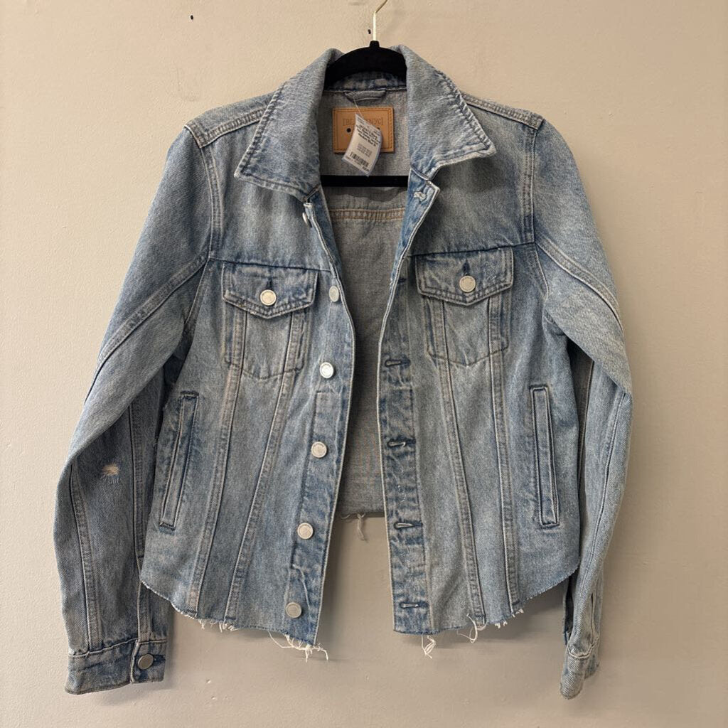 Blank NYC Raw Hem Denim Jacket Medium