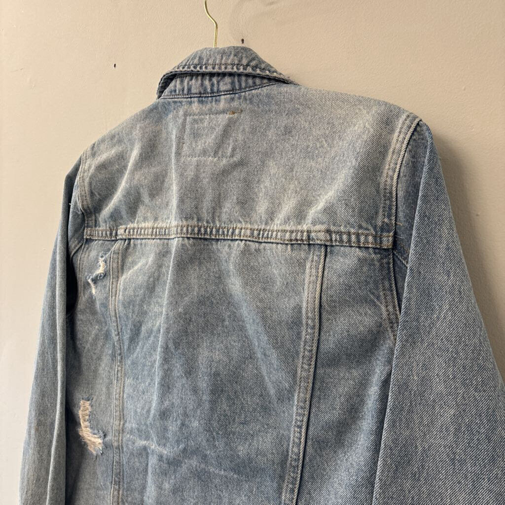 Blank NYC Raw Hem Denim Jacket Medium