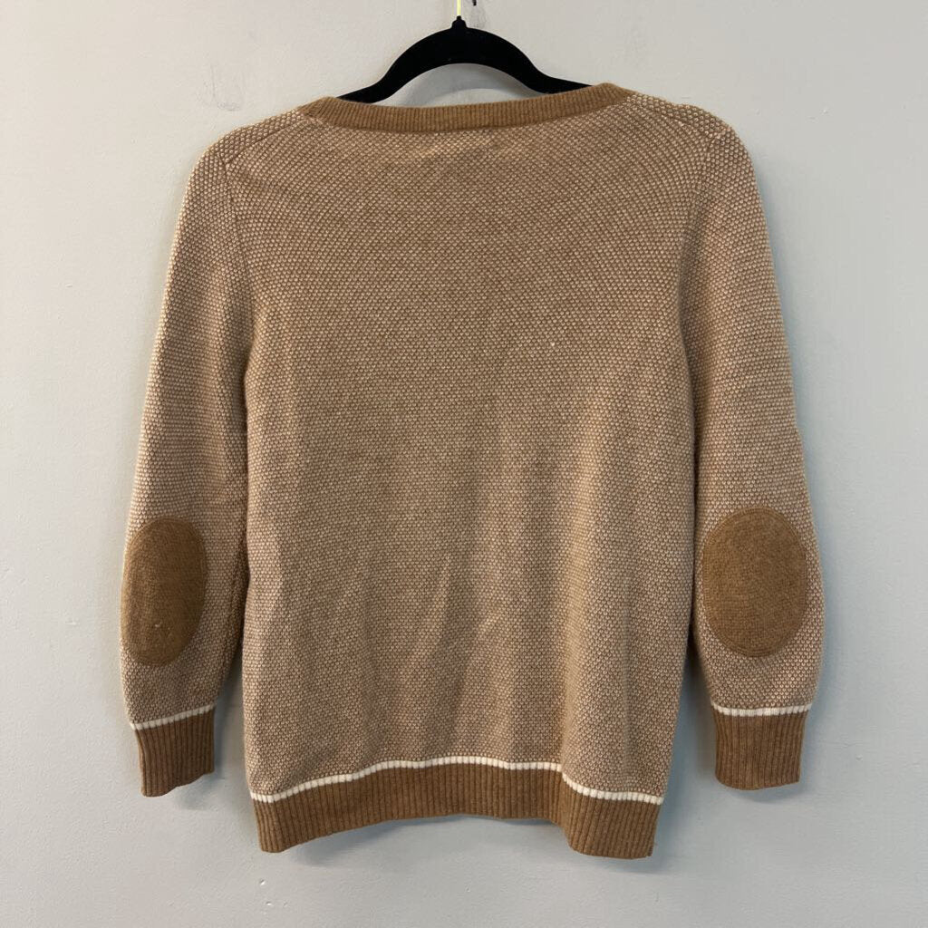 J Crew Beige Italian Cashmere Sweater Top Small