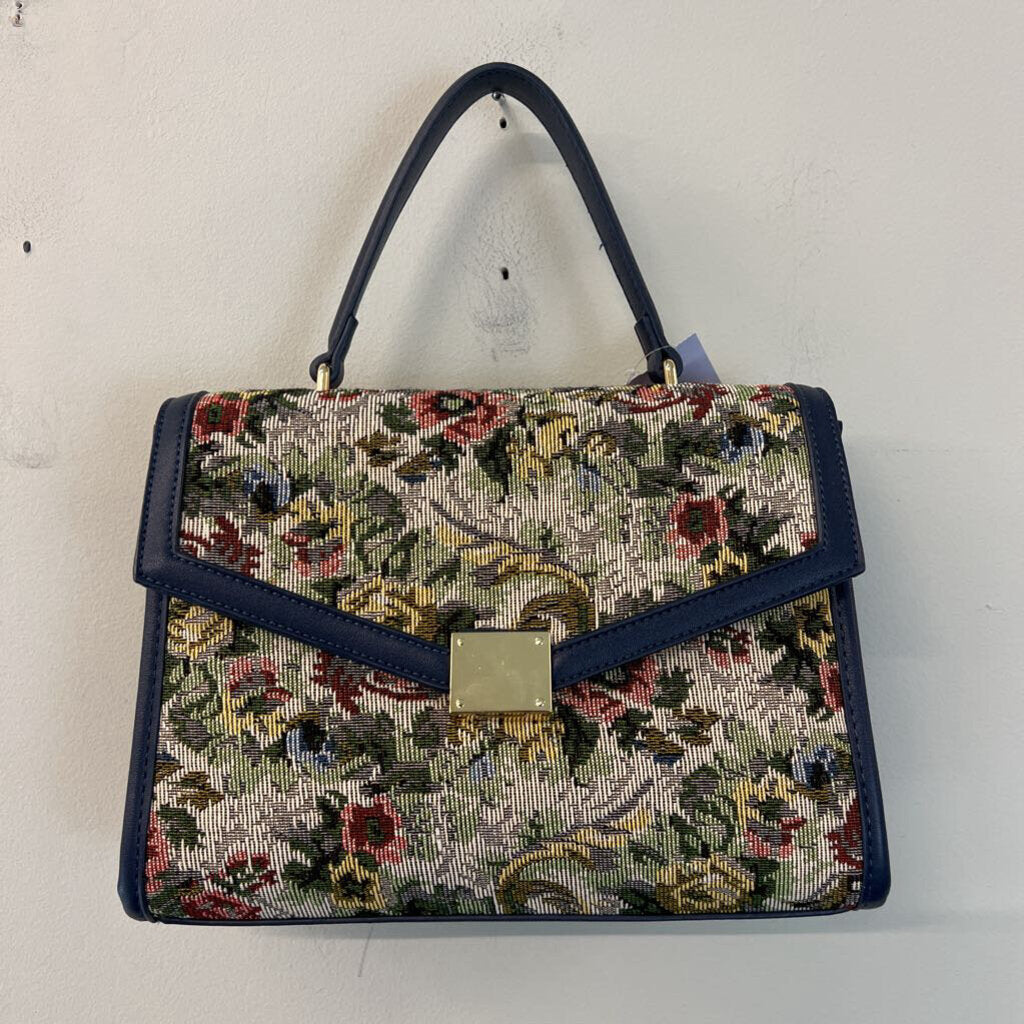 Bulaggi Navy/ Multi Tapestry Purse