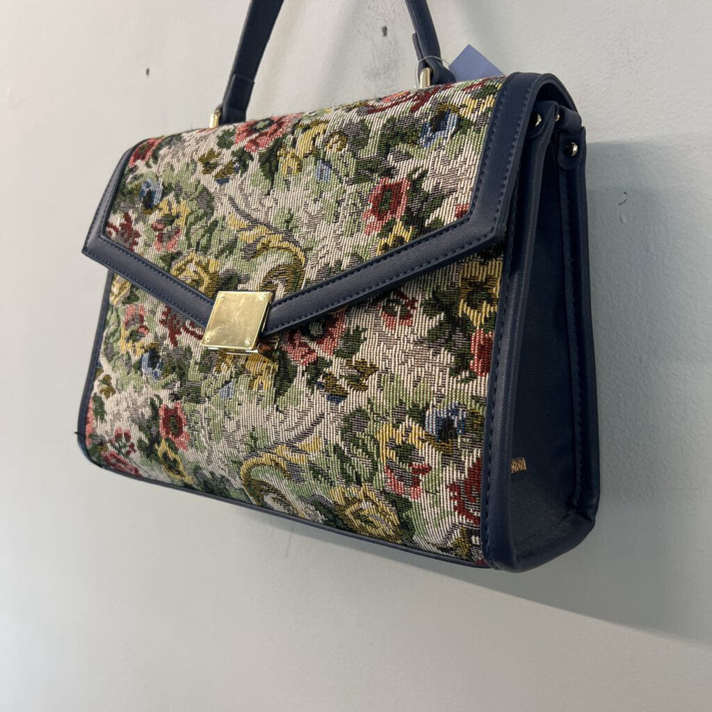 Bulaggi Navy/ Multi Tapestry Purse