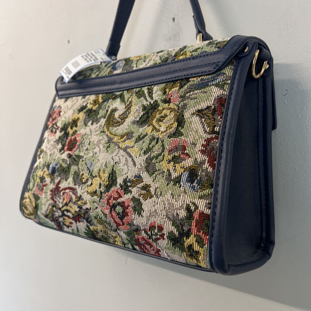 Bulaggi Navy/ Multi Tapestry Purse