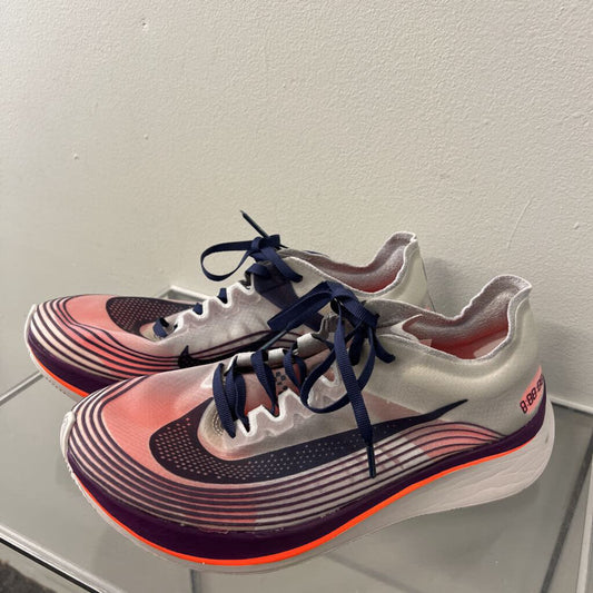 Nike Grey/ Purple Zoom Fly SP Sneakers 7