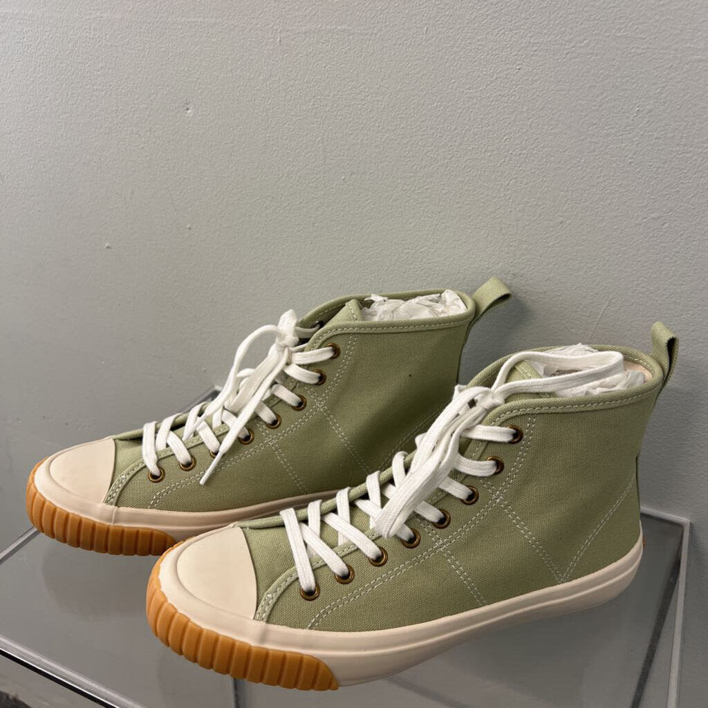 J Crew Green High Top Sneakers 7