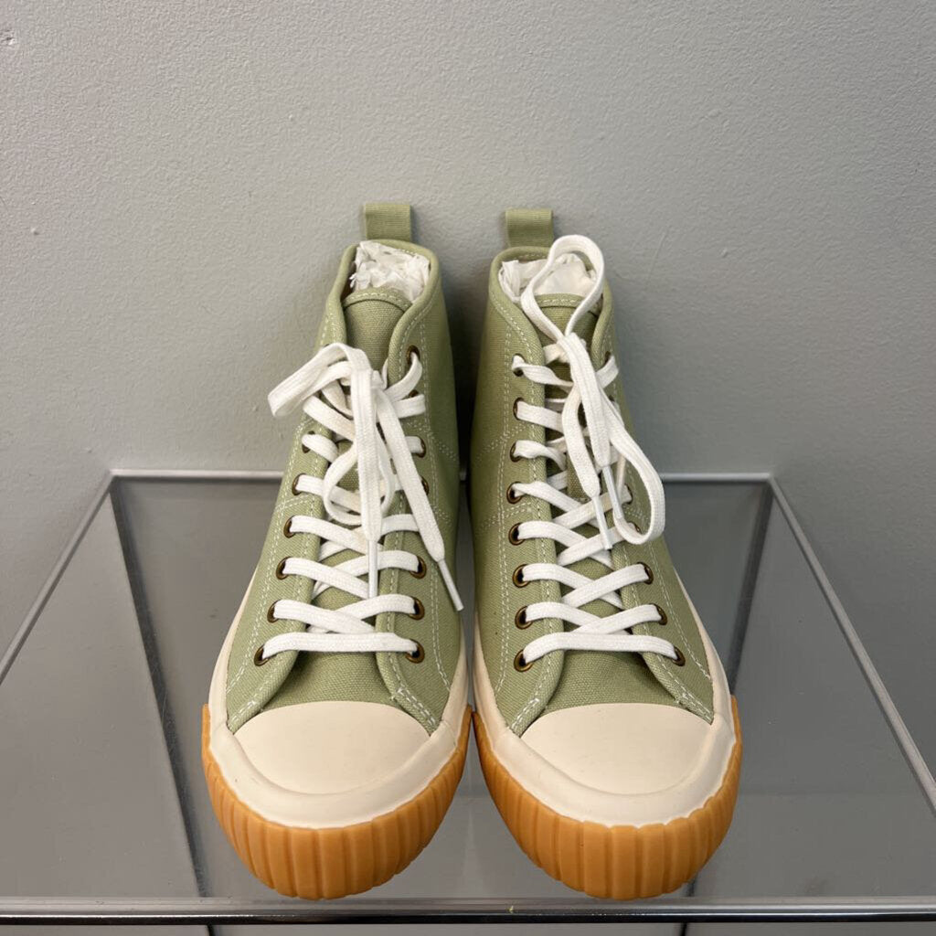 J Crew Green High Top Sneakers 7