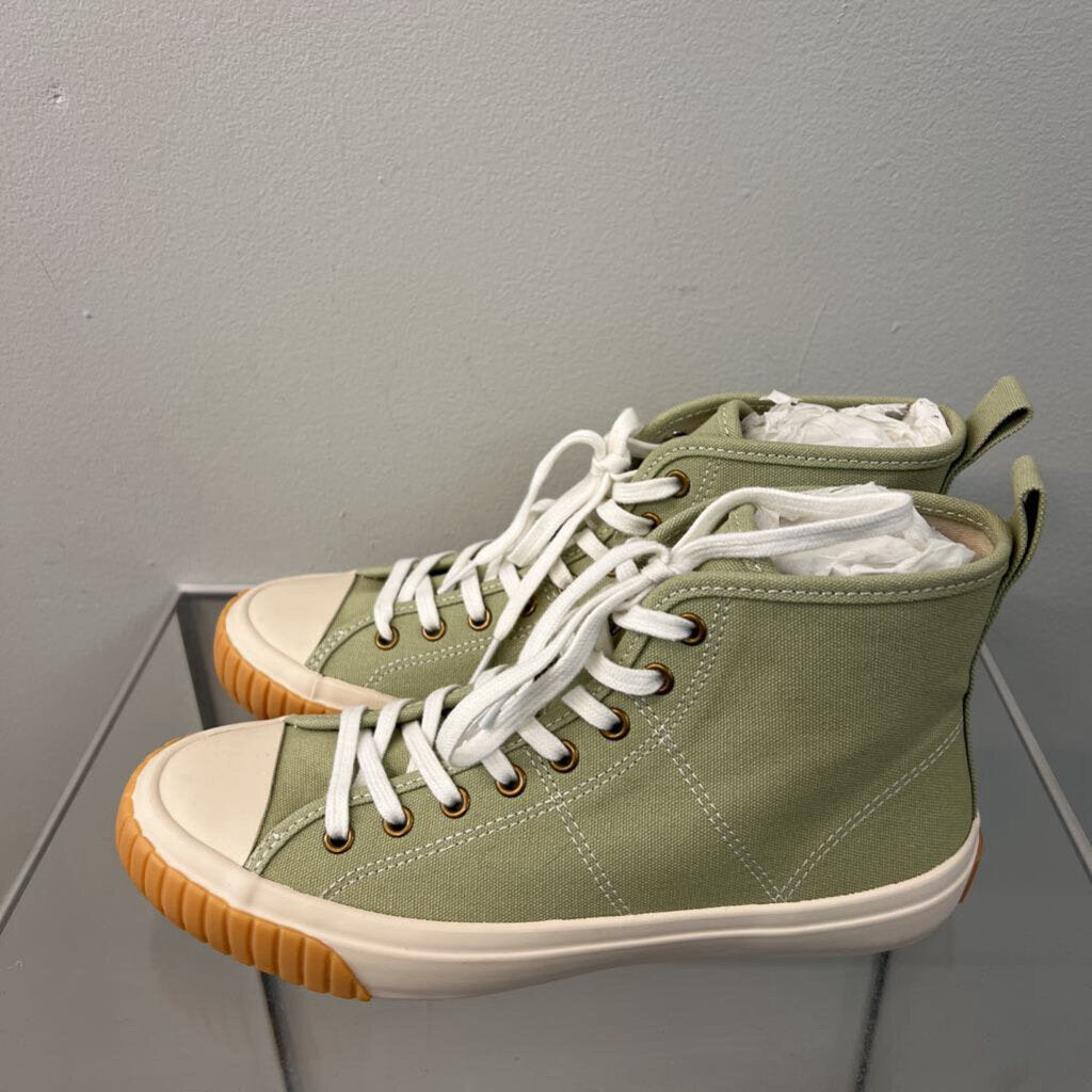 J Crew Green High Top Sneakers 7