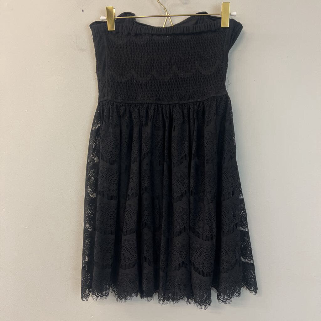 Pimkie Black Lace Strapless Dress Small