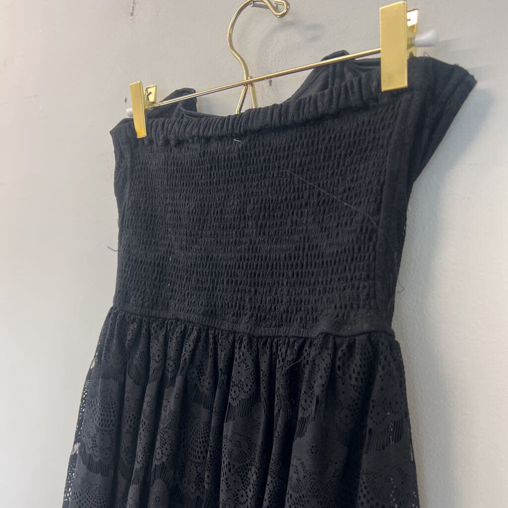 Pimkie Black Lace Strapless Dress Small