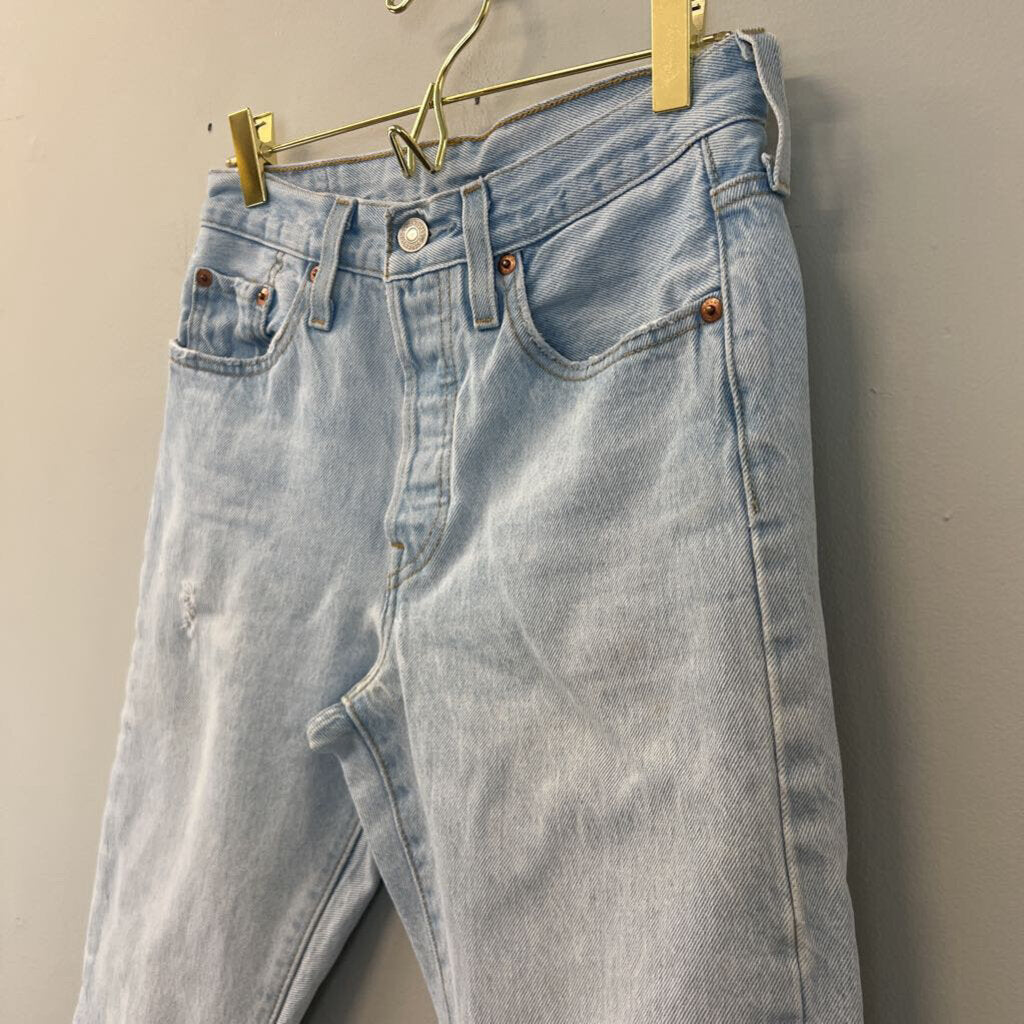 Levi Strauss Light Wash 501 Jeans 25