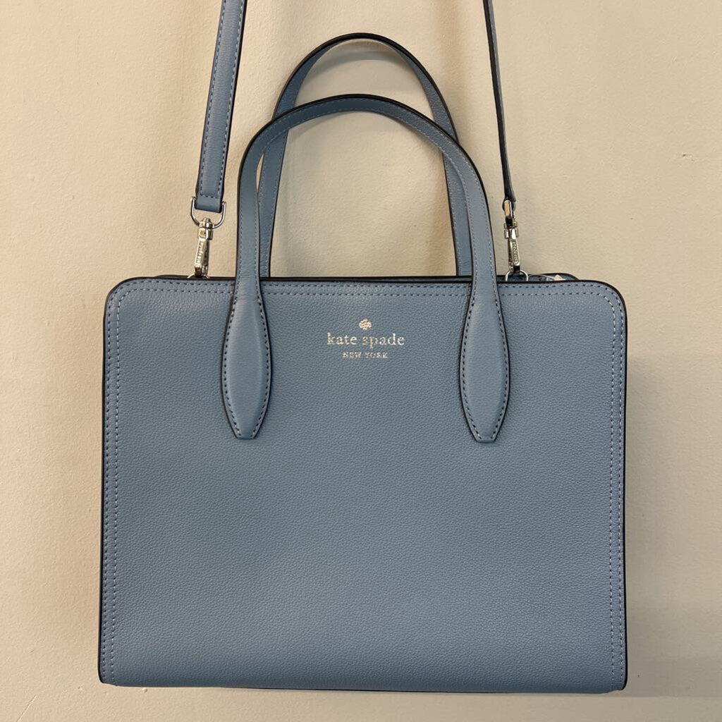 Kate Spade Blue Pebbled Leather Rowe Purse