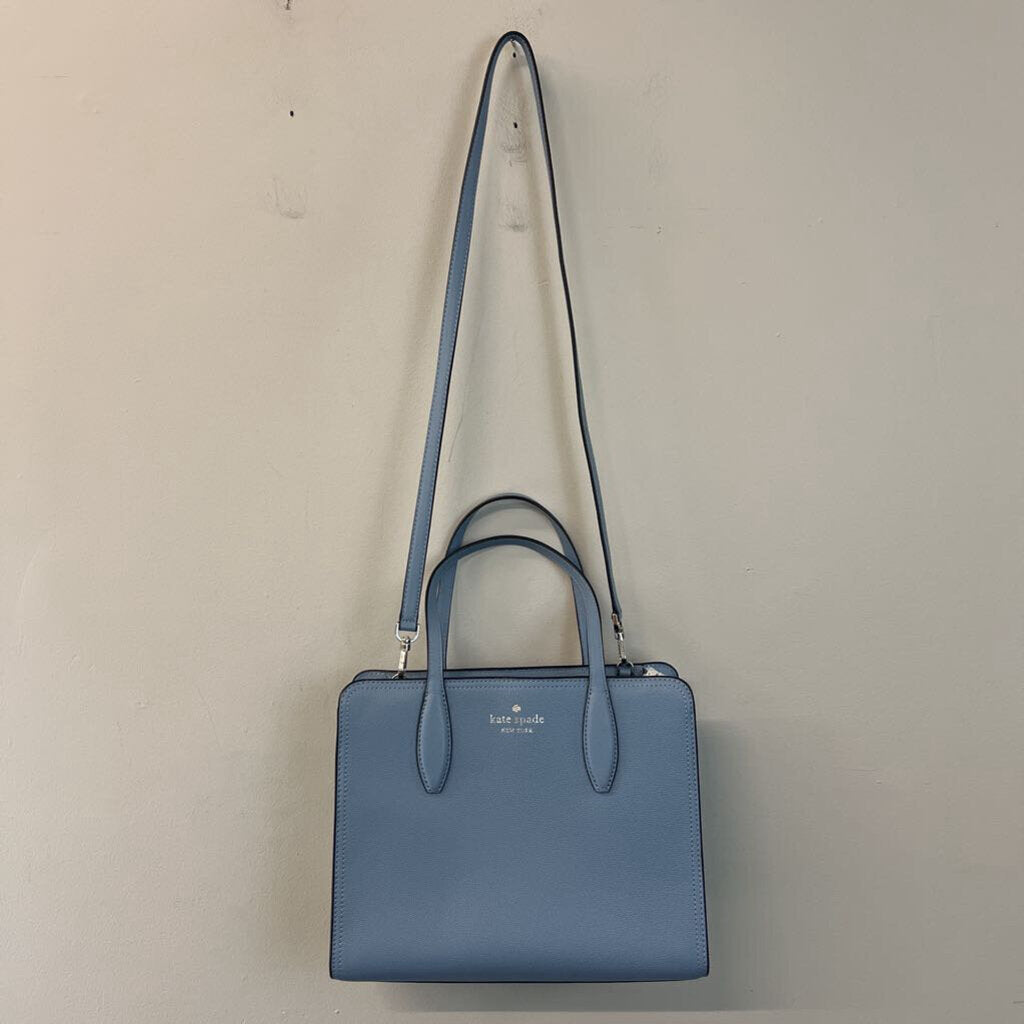 Kate Spade Blue Pebbled Leather Rowe Purse