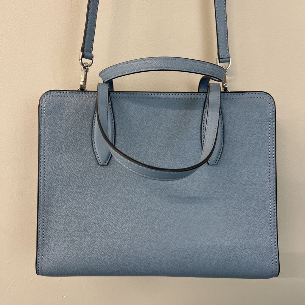 Kate Spade Blue Pebbled Leather Rowe Purse