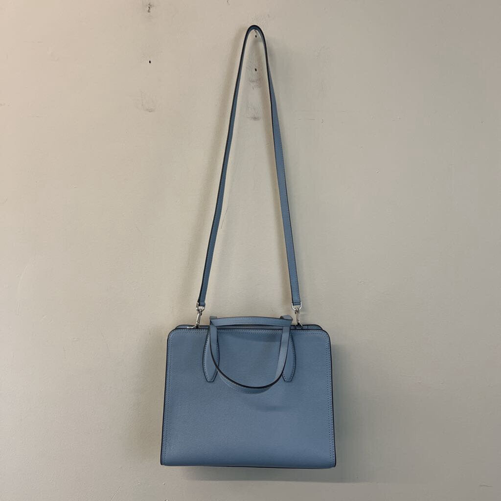 Kate Spade Blue Pebbled Leather Rowe Purse