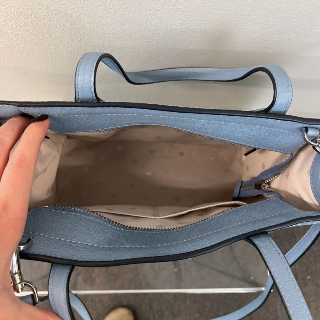 Kate Spade Blue Pebbled Leather Rowe Purse